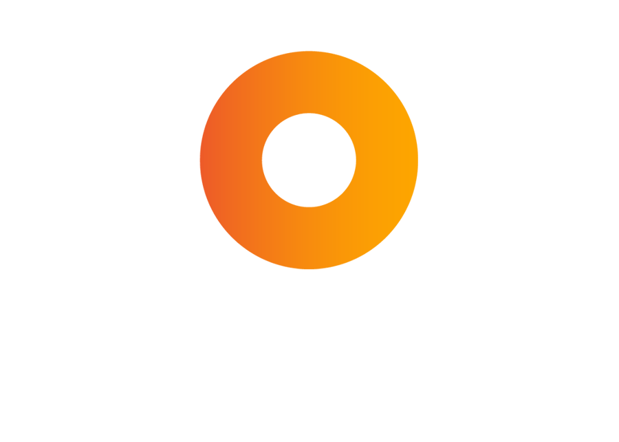 Card circle - orange