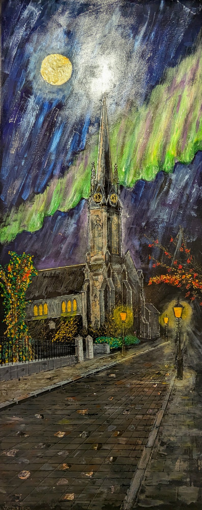 The Spirit of Huntly Street painting