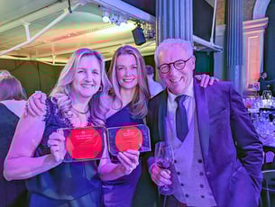 Sarah Gray, Jen Maclennan and Ian Ord at the B2B Marketing Awards 2025 - small