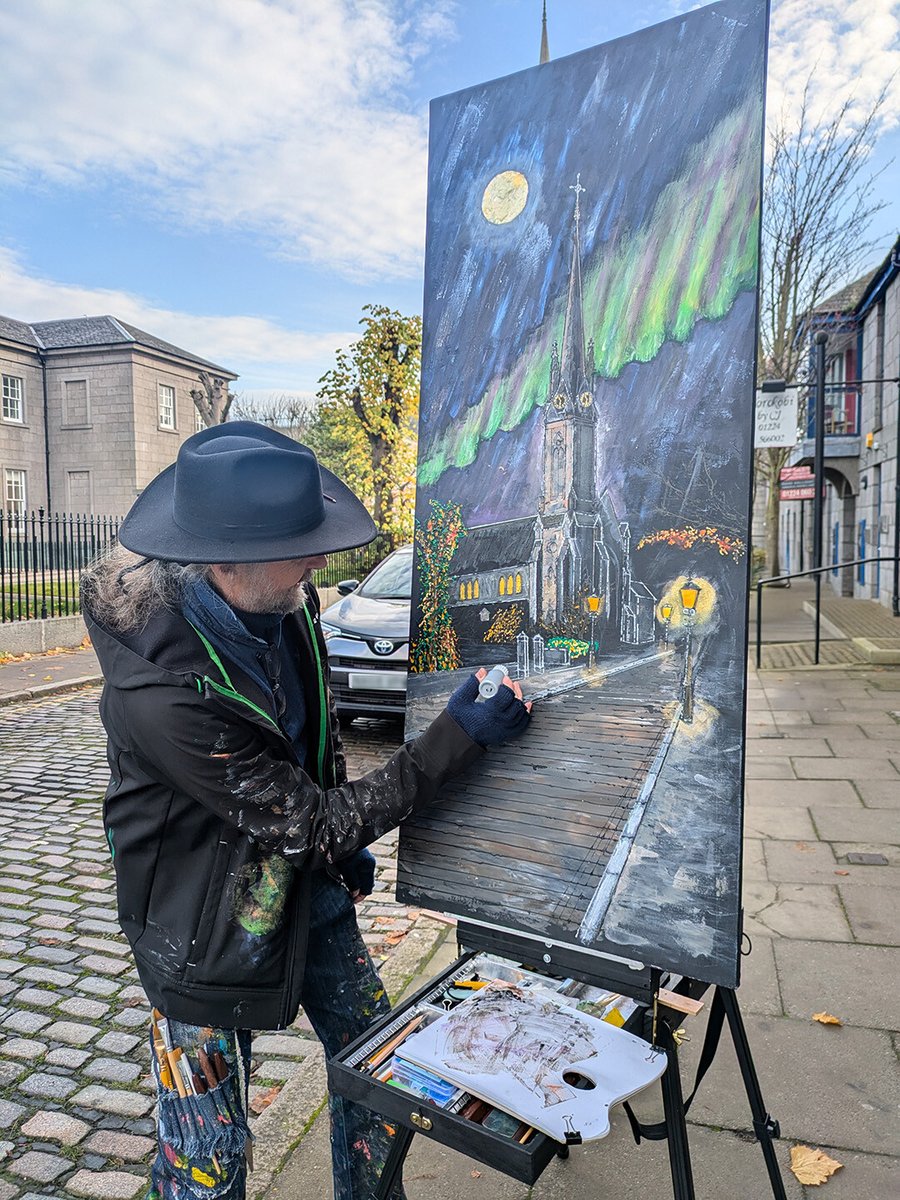 The Spirit of Huntly Street - Valerijus painting 