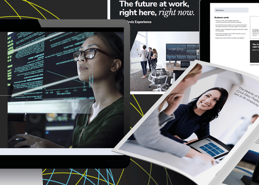 WEB Technology image with text - case study