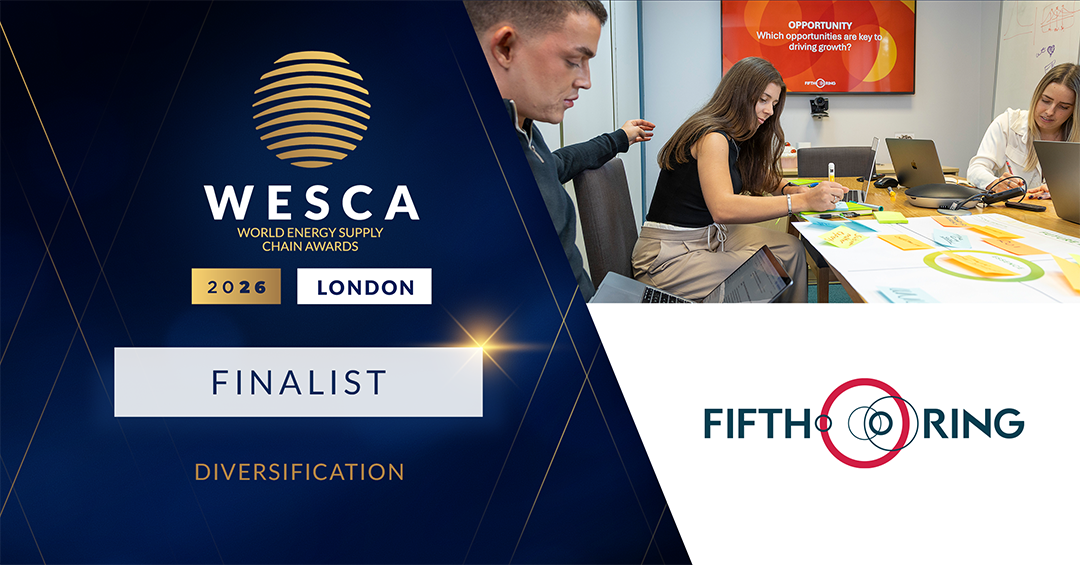 image of WESCA logo stating Fifth Ring as a finalist at the EIC World Energy Supply Chain Awards 2026